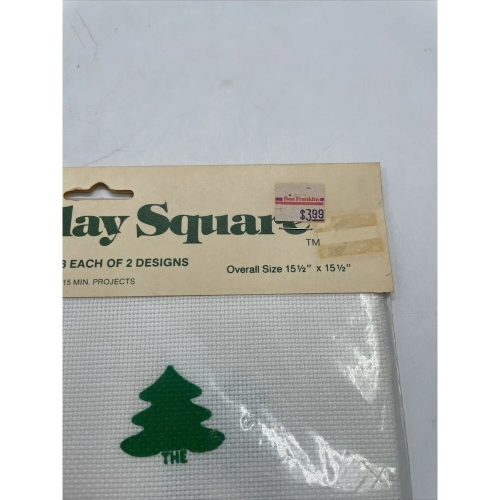Hugs 'n Stitches Christmas Cross Stitch Pattern Ornaments Pillows Jar Tops NOS
